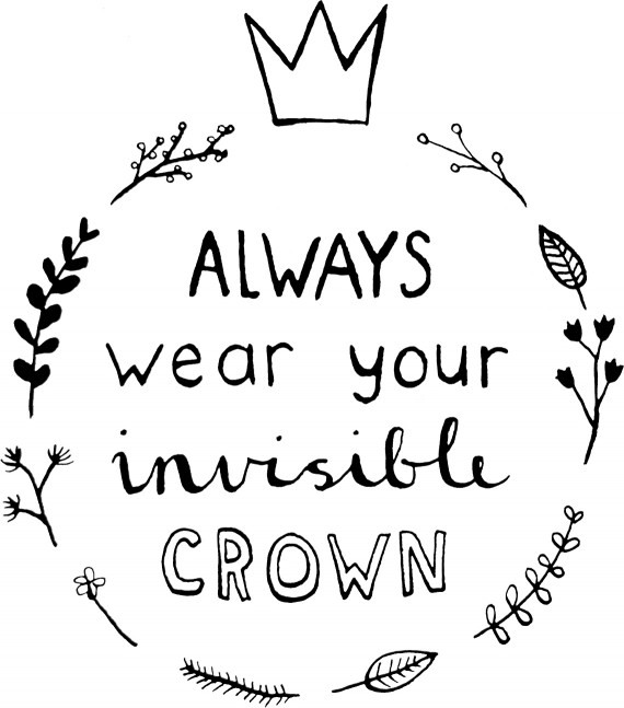 happy acorn always wear your invisible crown ninamaakt kaarten
