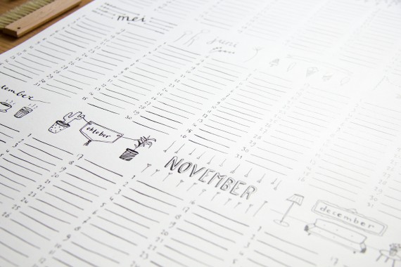 happy acorn kalender ninamaakt