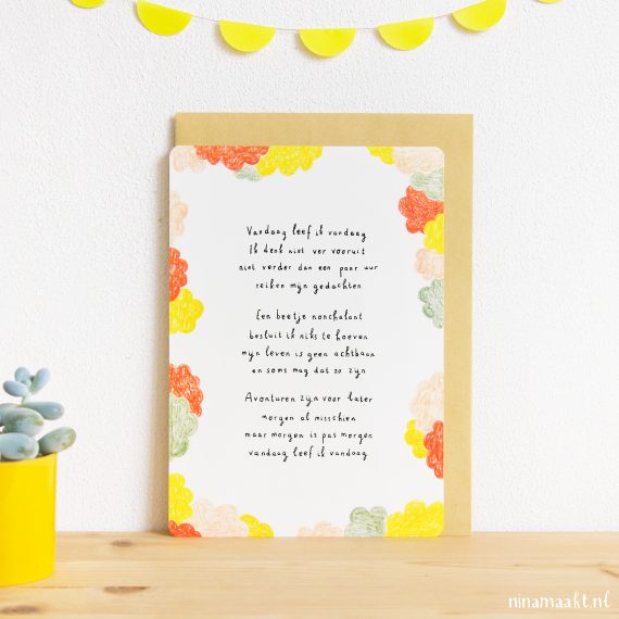 happy acorn ninamaakt vandaag kaart